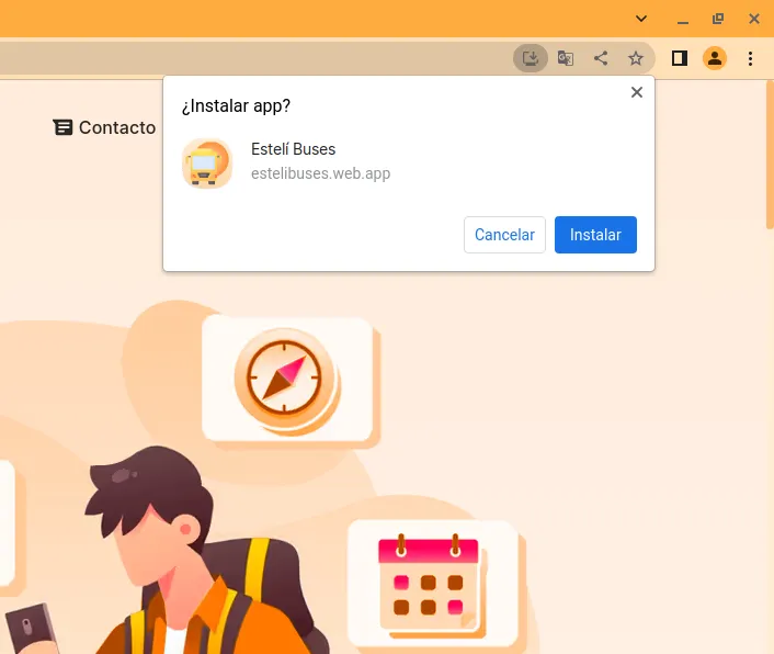 Instalación de Estelí Buses en Windows